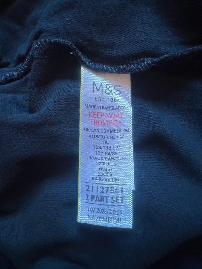 Short homme M&S bleu marine taille M - photo numéro 3
