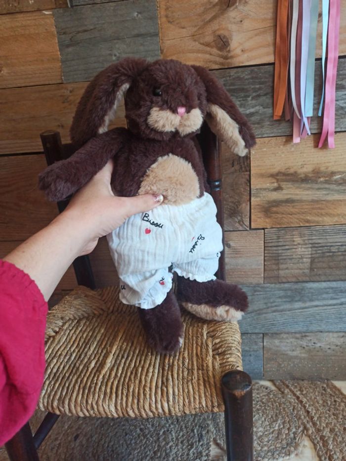 peluche lapin Mathilde Cabanes tbe - photo numéro 4