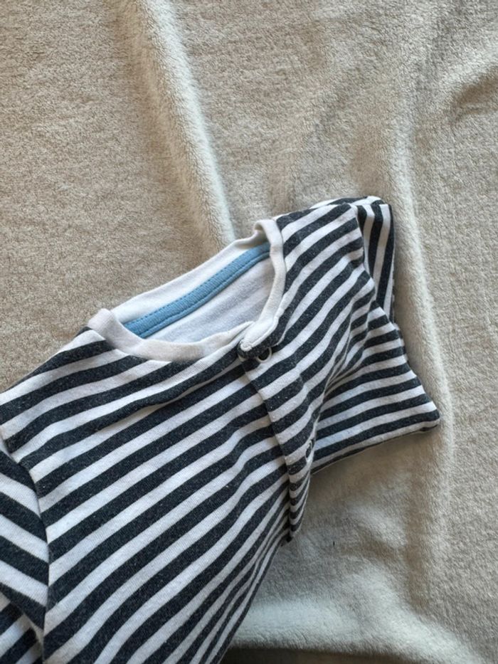 Dors bien pyjama rayé bleu marine - photo numéro 3