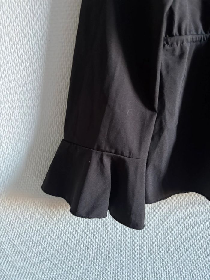 Blouse noir à noeuds - photo numéro 2