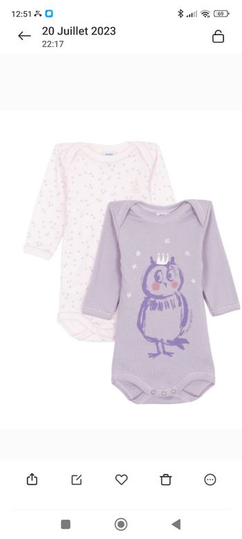 Body petit bateau neuf