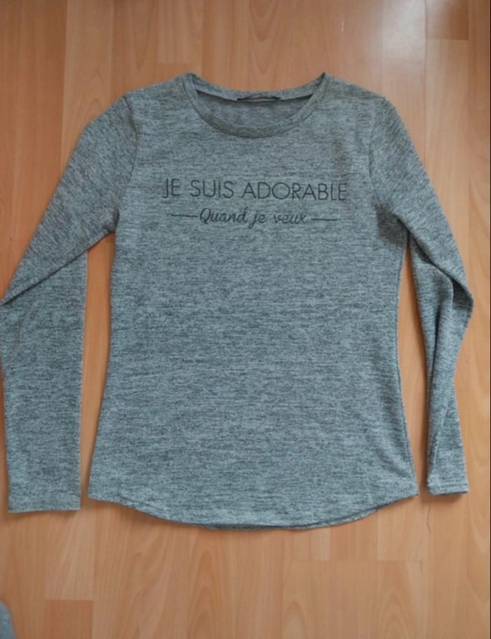 T-shirt manche longue femme S/36