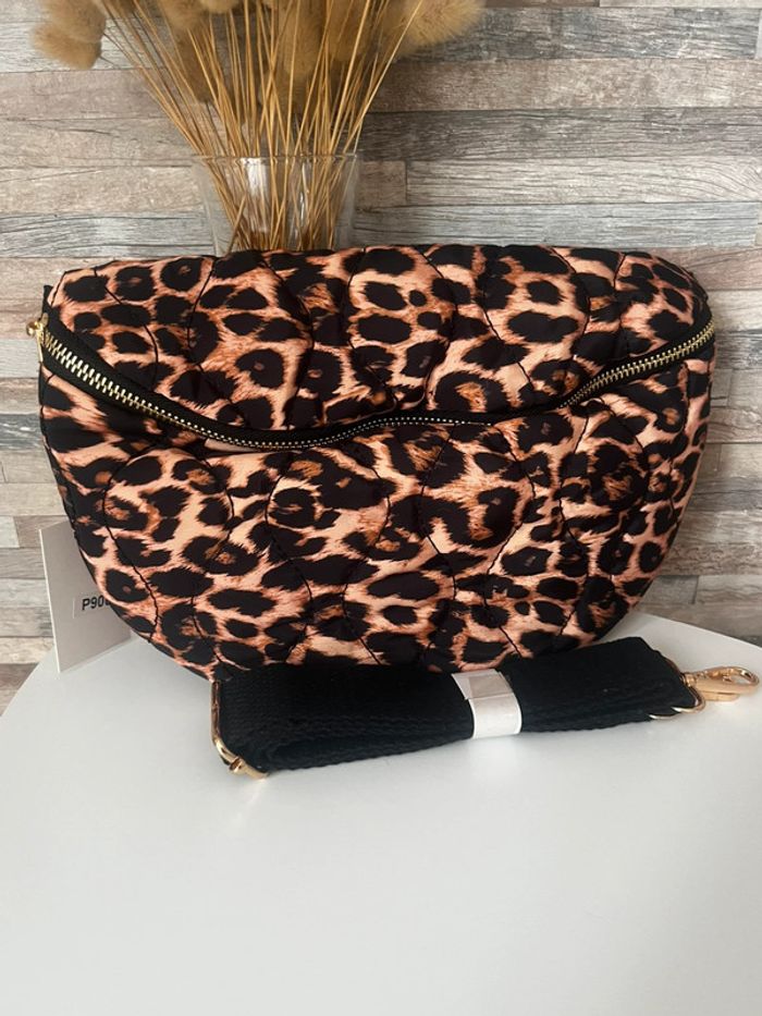Sac banane léopard