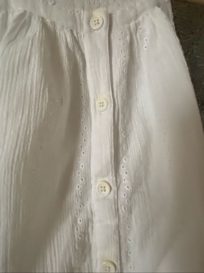 Robe blanche à bretelle Te - photo numéro 4