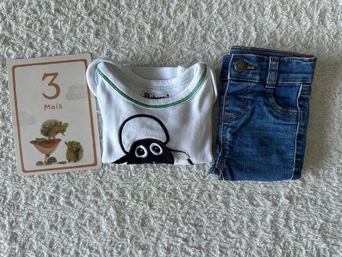 Ensemble mixte, pull et pantalon. Tape-à-l’œil tao taille 3 mois. - photo numéro 6