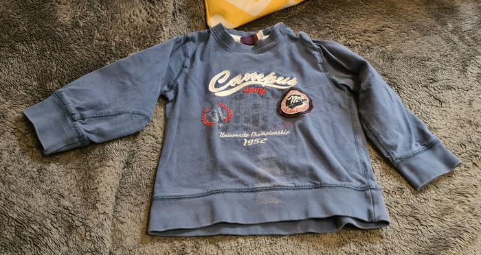 DON - Sweat manches longues bleu garçon taille 3 ans Sergent Major - photo numéro 2