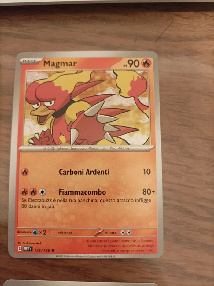 Lot de 9 cartes Pokemon 151 Insecateur Tygnon Magmar Reptincel Elektek Ronflex - photo numéro 4