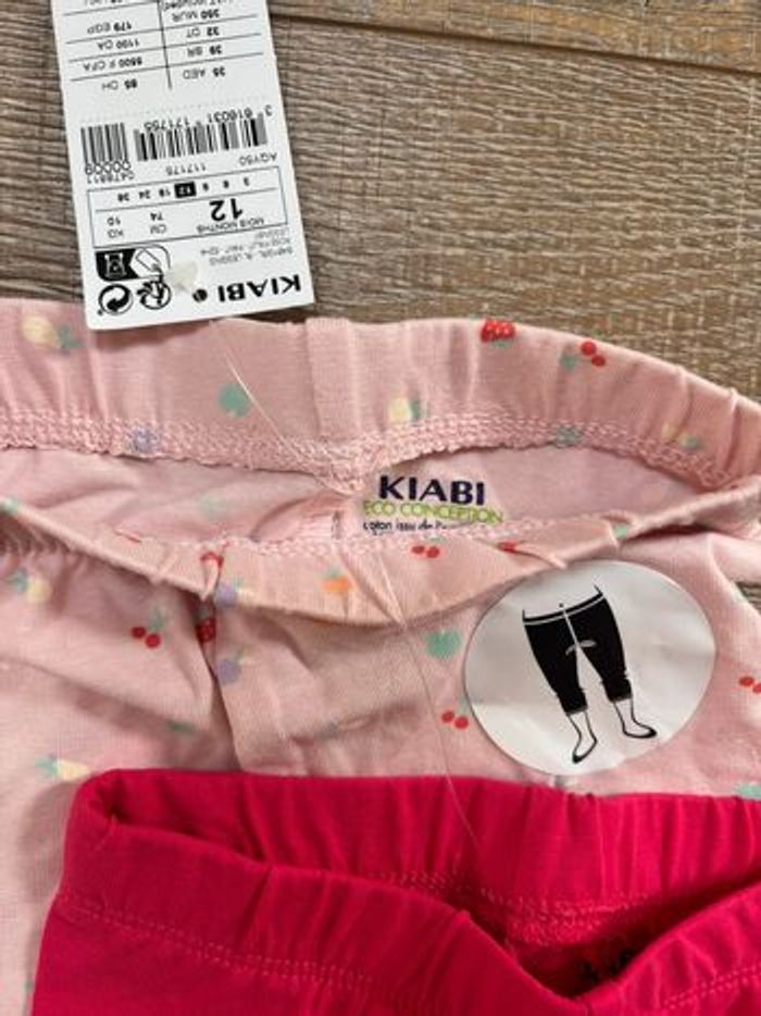 Lot de 2 legging bébé fille Kiabi - photo numéro 2