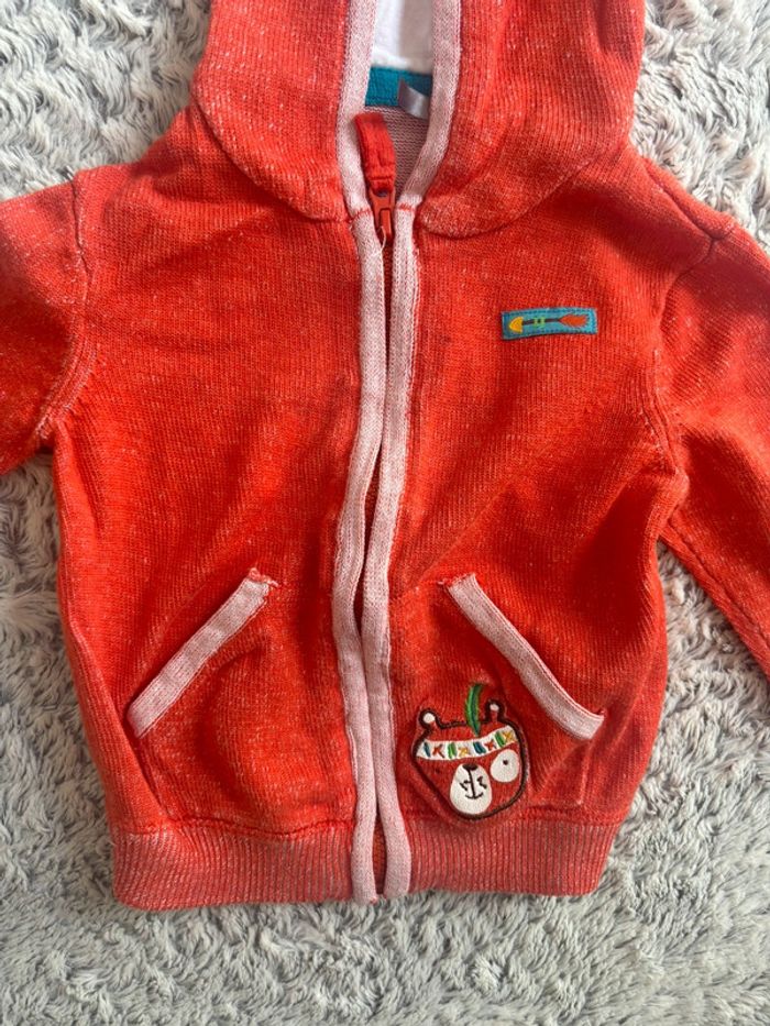 Veste zippée à capuche 6M - photo numéro 2