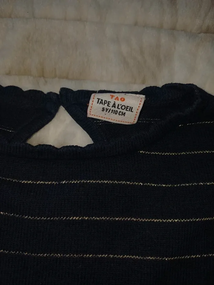 Magnifique pull 5 ans fille - photo numéro 3