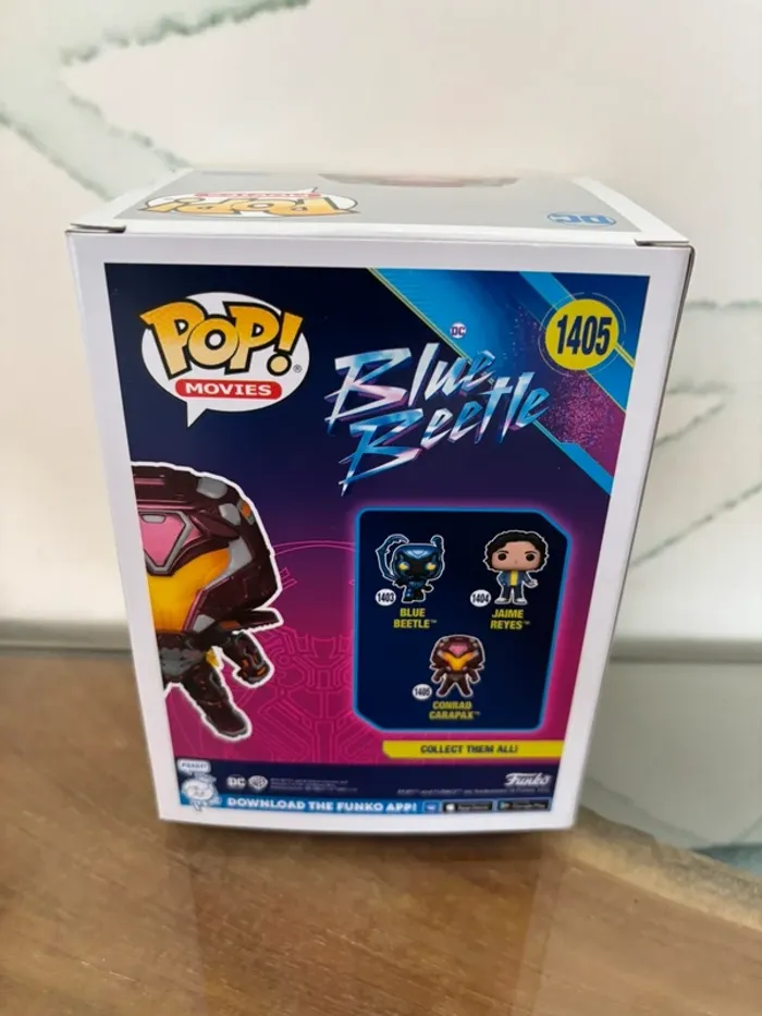 Funko pop figurine Blue Beetle Conrad Carapax 1405 - photo numéro 2