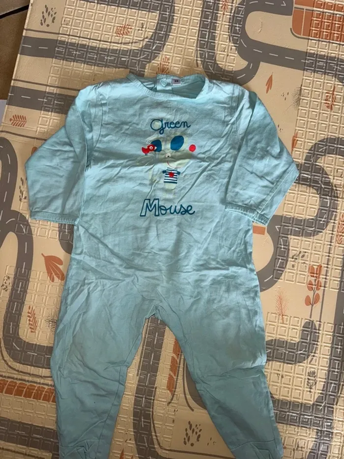 Lot de 5 pyjamas demi-saison 18 mois - photo numéro 2