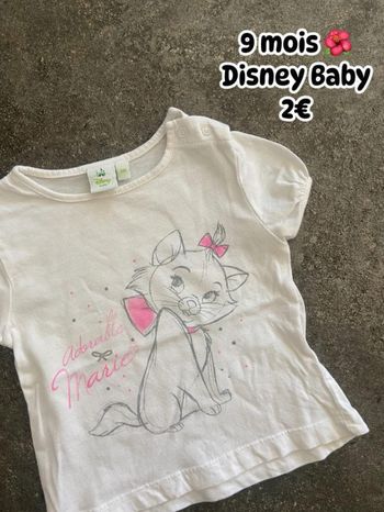 T-shirt 🌺 9 mois 🌺 Disney Baby