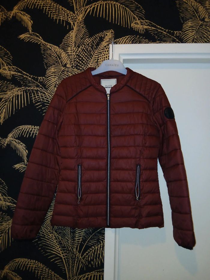 🩷 Veste matelassée bordeaux Pimkie taille Xs. - photo numéro 2