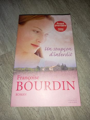livre un soupçon d'interdit de françoise bourdin