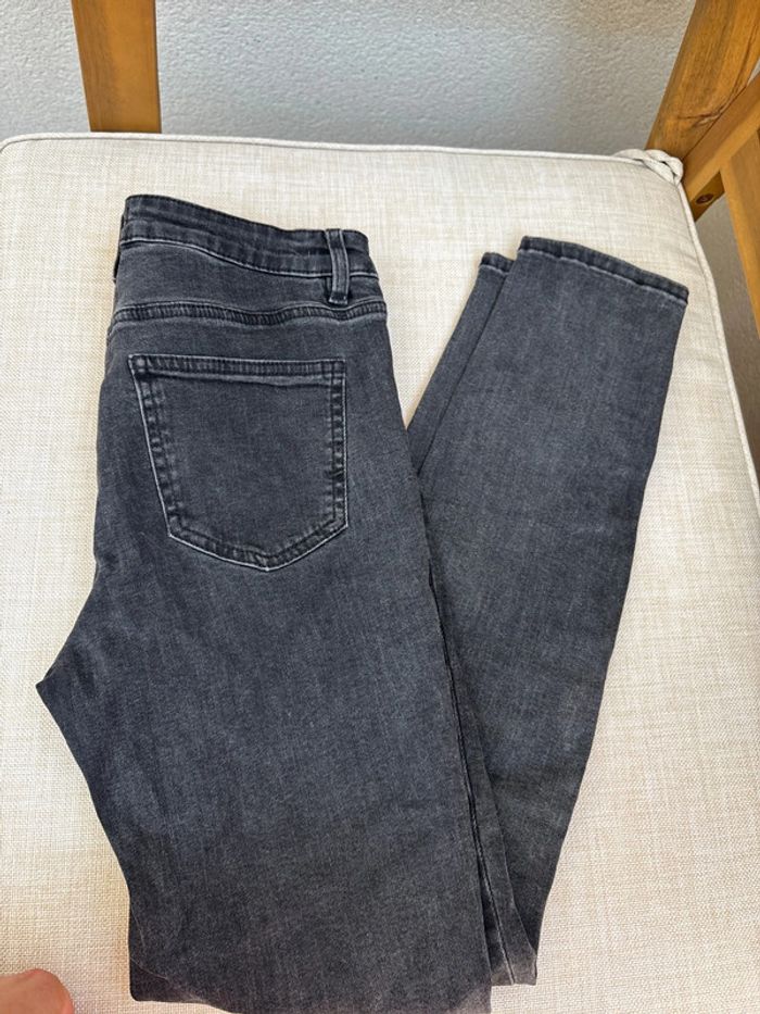 Jean skinny noir taille haute camaïeu