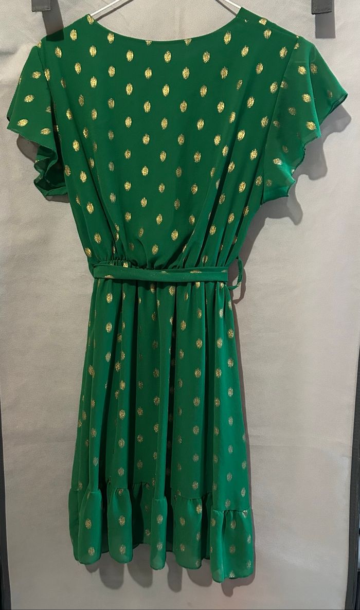 Robe verte et doré - photo numéro 3