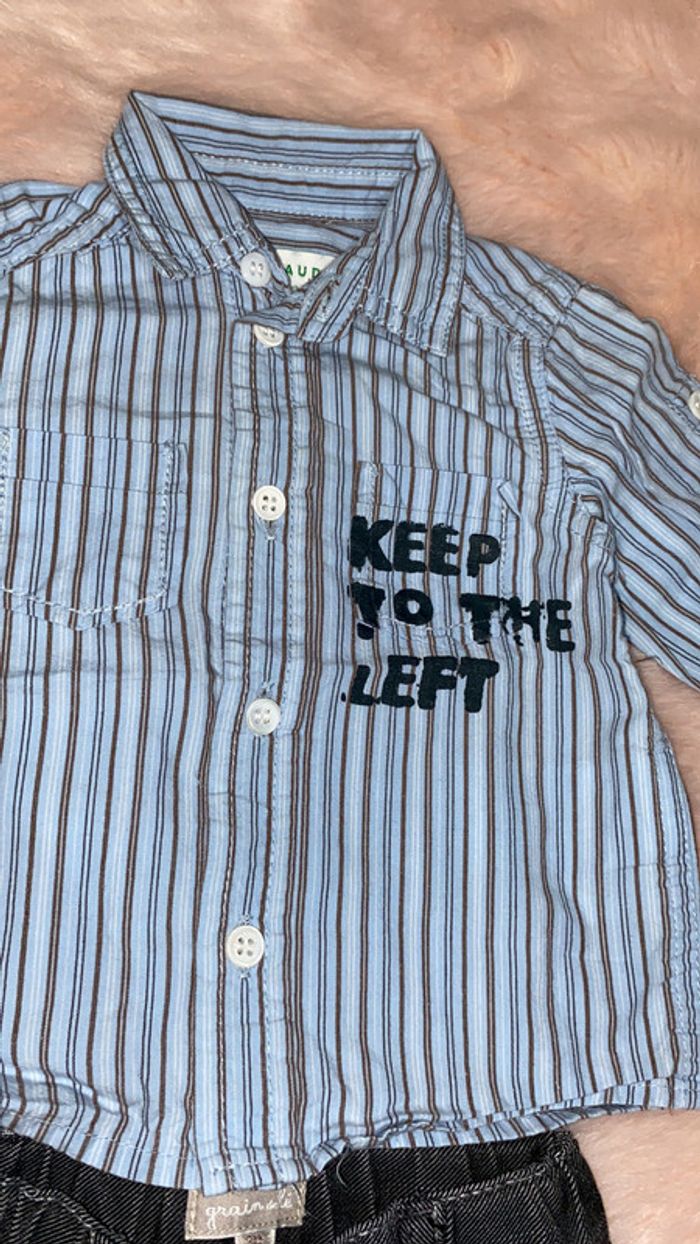 Ensemble jean chemise - photo numéro 2