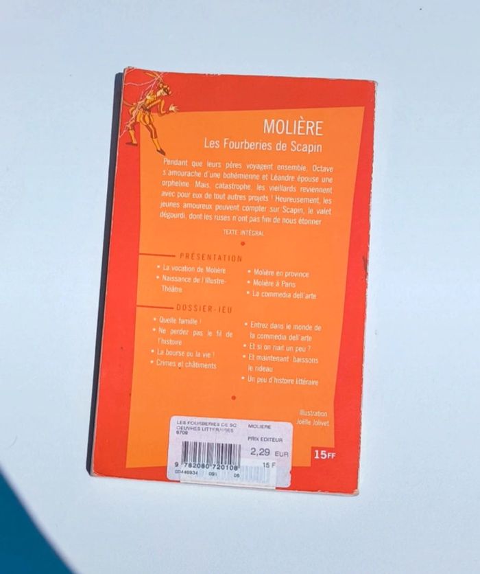 Livre les fourberies de Scapin - photo numéro 2