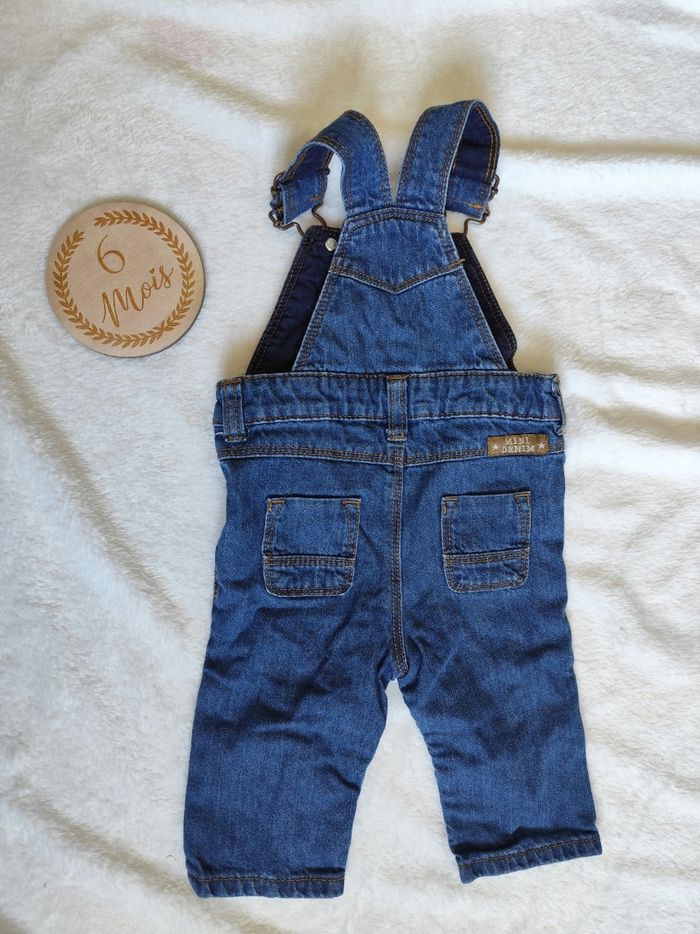 Salopette en jeans Kiabi, taille 6 mois 👣 - photo numéro 8