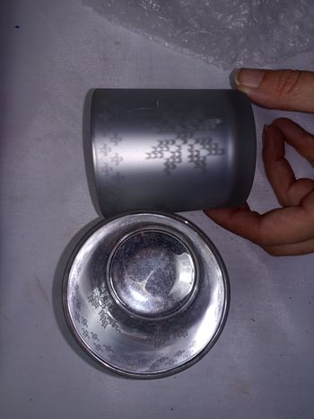 Lot deux photophore noel