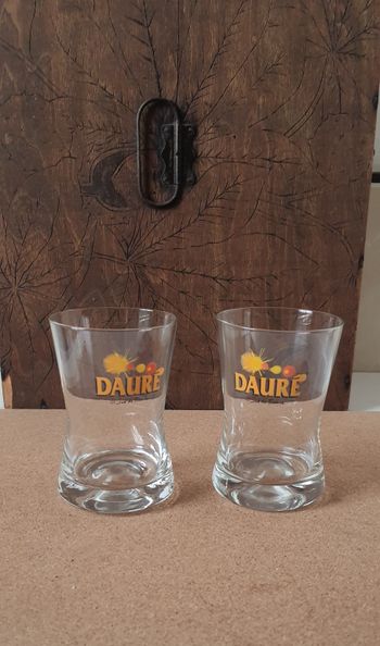 Lot de 2 verres apéritif "DAURE"
