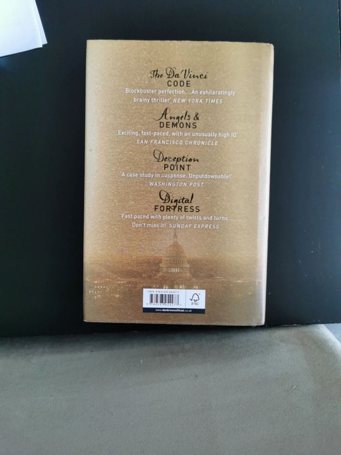 Livre Dan Brown The lost symbol - photo numéro 2