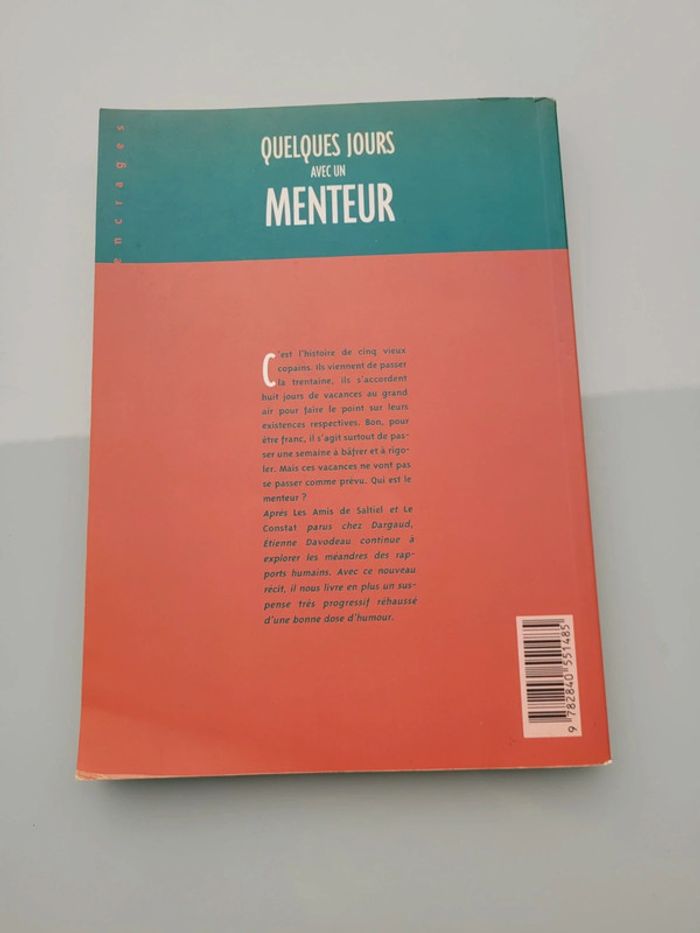 BD EO Quelques jours avec un Menteur, Etienne Davodeau, Éditions Delcourt (28) - photo numéro 4