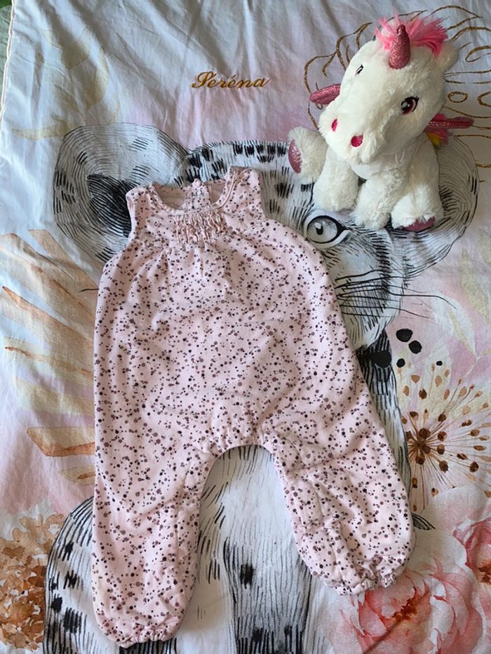 Salopette velours, taille 9 mois, marque Tape à l’œil.