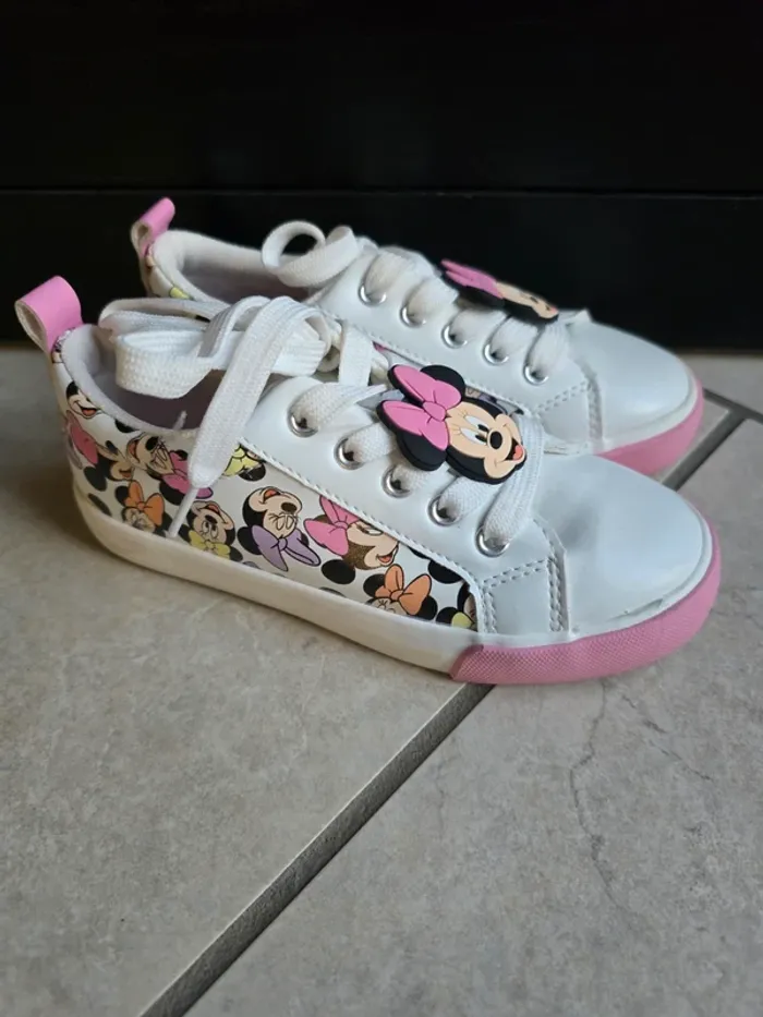 basket blanche minnie Disney