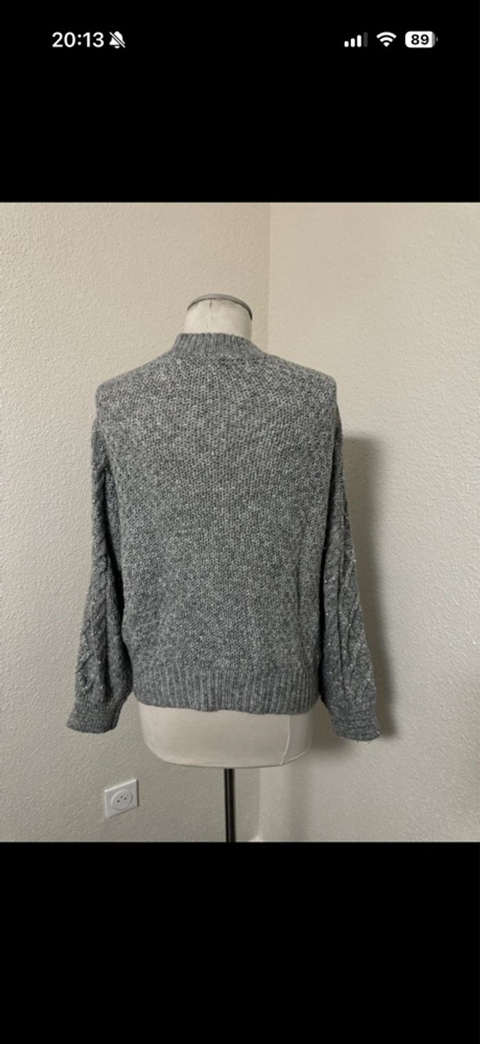 Pull tricot hiver avec perles marque Takko - photo numéro 2