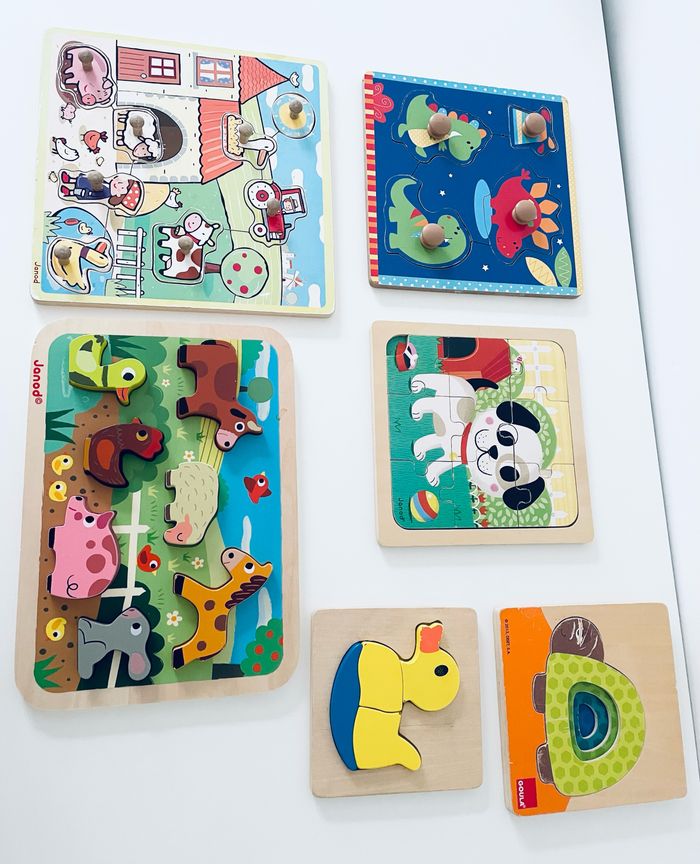 Lot de 6 puzzles en bois - photo numéro 10