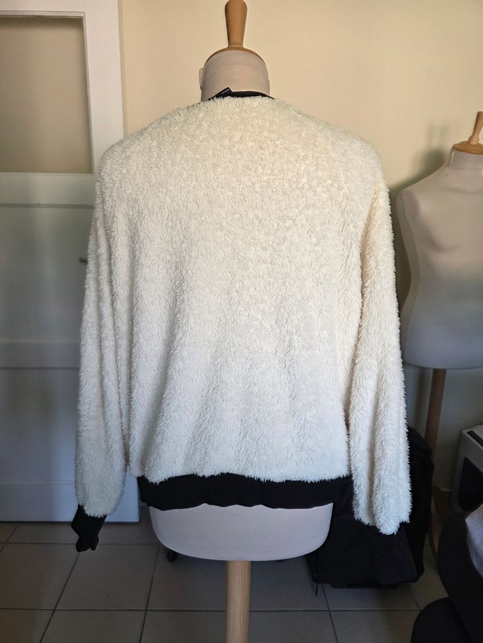 Pull pilou blanc - photo numéro 3