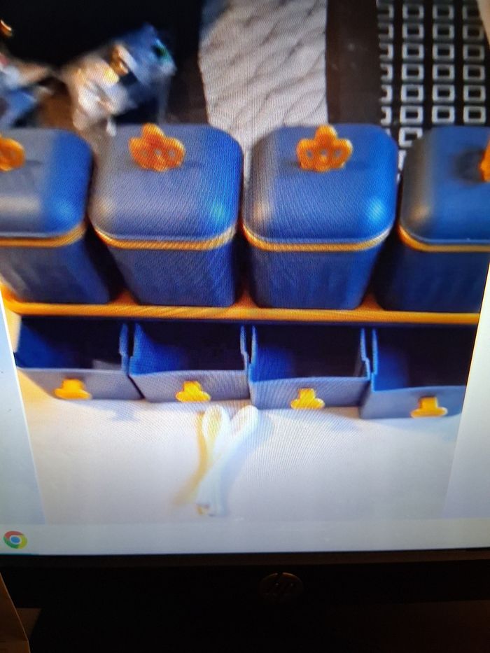 Étagère a épices bleu