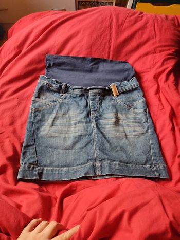 Jupe en jeans maternité