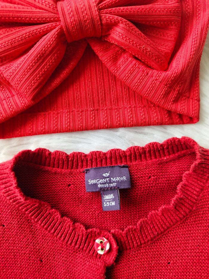 Ensemble complet 5 pièces sergent major fille 3 mois 🎀 - photo numéro 7