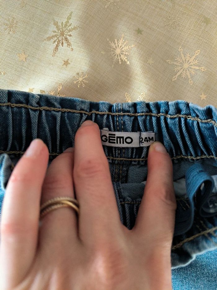 Jupe en jean 24 mois Gémo - photo numéro 3