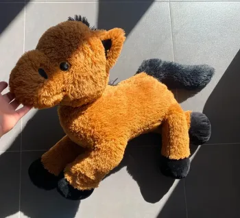 Peluche cheval environ 30cm