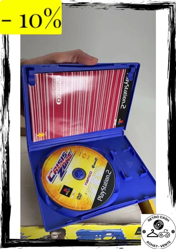 Jeu Sony Playstation 2 PS2 Pack Crisis Zone + G-Con 2 - photo numéro 11