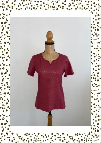 Tee-shirt rose
