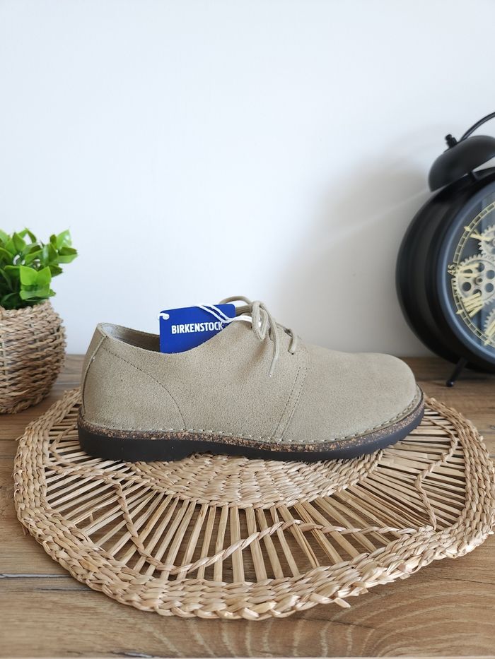 Derbies à lacets en cuir Suède Narrow Fit Birkenstock Pointure 41 - photo numéro 3