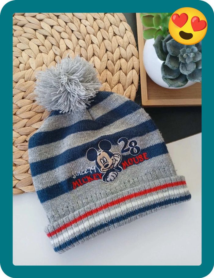 Bonnet hivers Mickey Taille 1-2 ans🌿🦊 - photo numéro 5