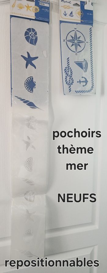 Pochoirs Neufs, thème mer