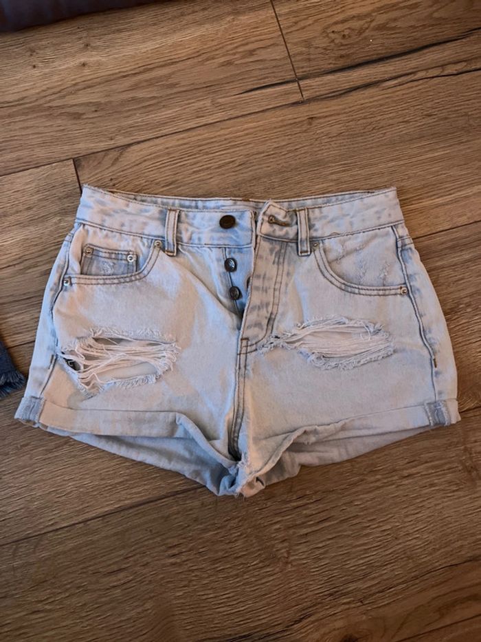 Lot de 2 shorts en jeans - photo numéro 6