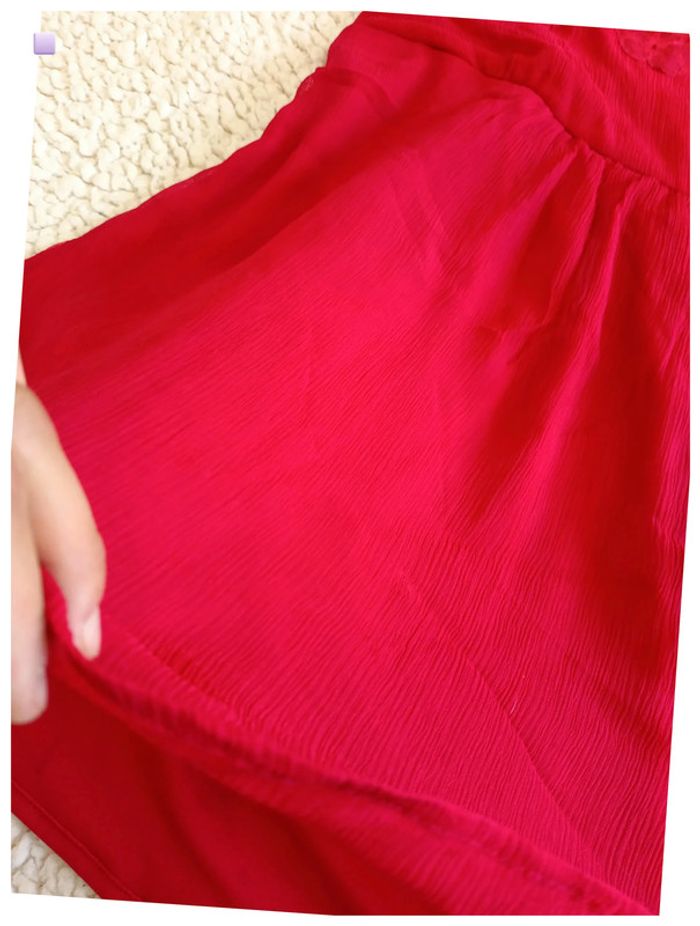 Top rouge SOIE 100% Verchant sexy mignon - photo numéro 3