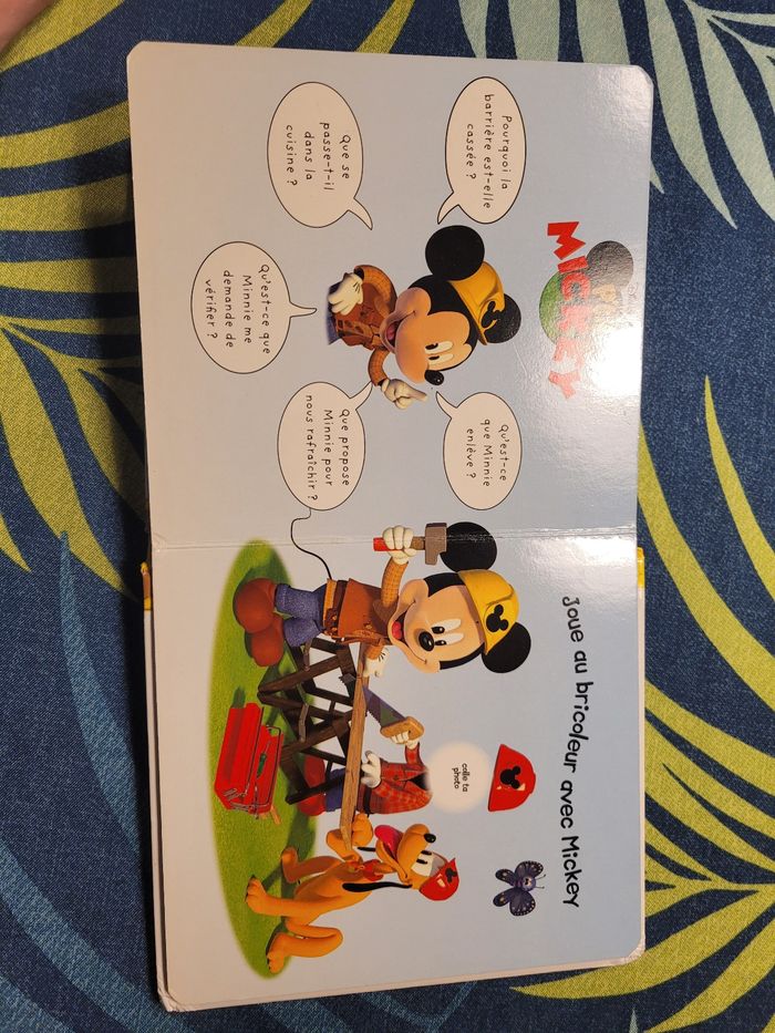 Livre p'tit mickey bricoleur et p'tit garçon camion toupie - photo numéro 8