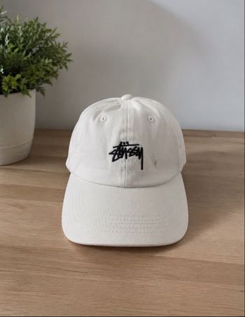 Casquette Stüssy Stock Low Pro Blanche