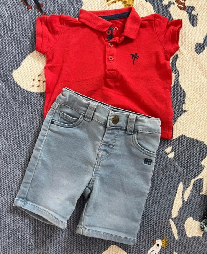 2 tee-shirts + bermudas neufs - photo numéro 2