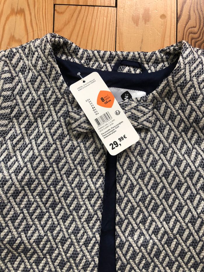 Gilet écru et marine - photo numéro 2