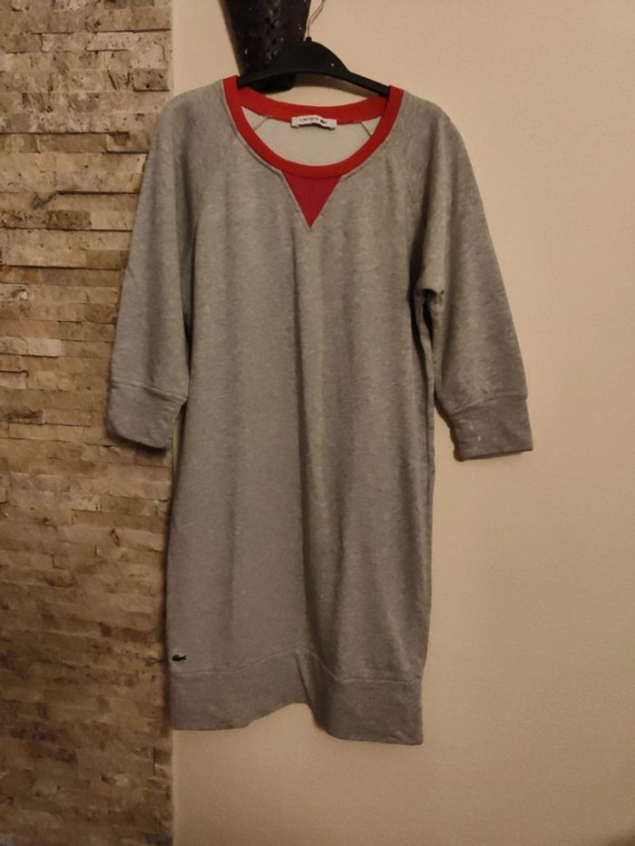 Robe grise Lacoste taille 34 - photo numéro 1